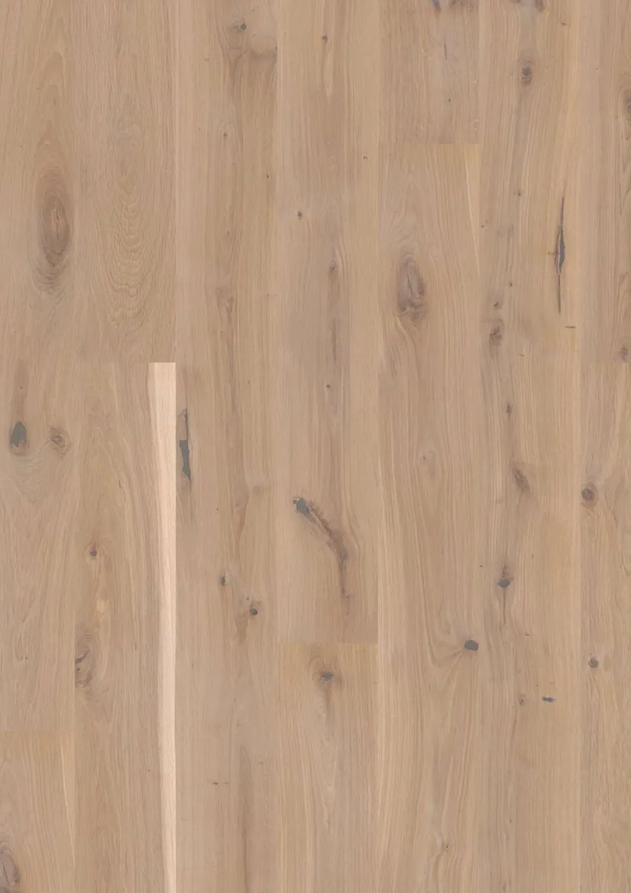 Plank 181 14 mm Oak White Vivo engineered hardwood flooring