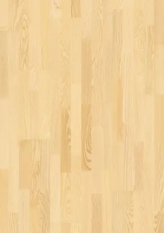 3-Strip 14 mm Ash Transparent Andante engineered hardwood flooring