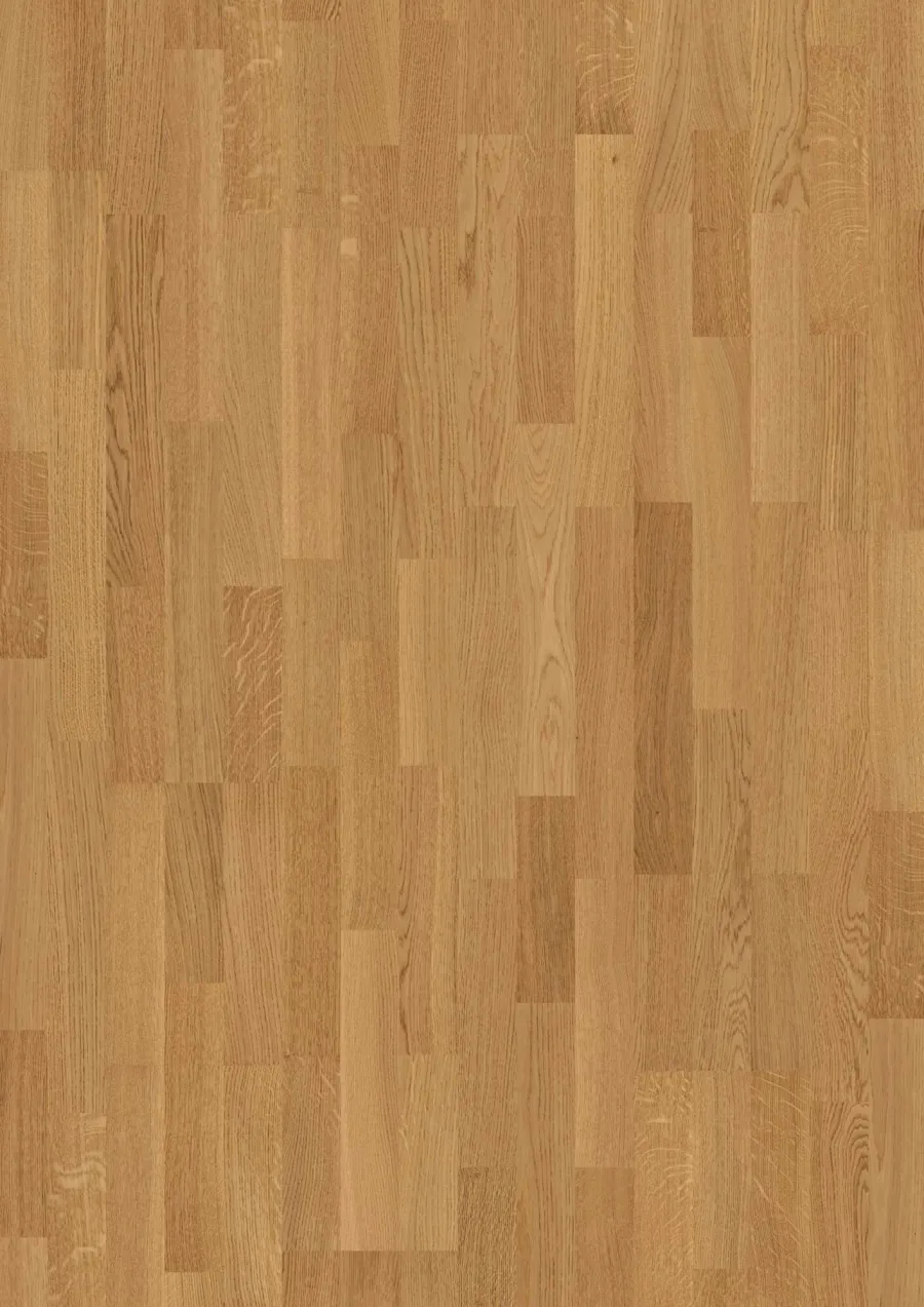 3-Strip 14 mm Oak Transparent Adagio engineered hardwood flooring