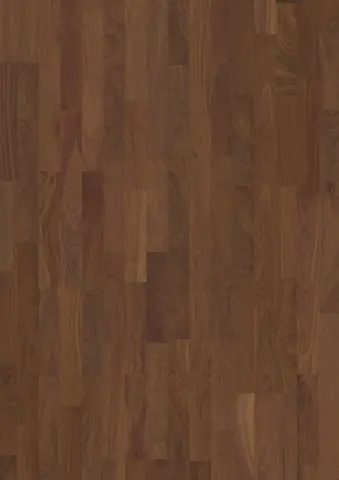 3-Strip 14 mm Walnut Am. Transparent Andante engineered hardwood flooring