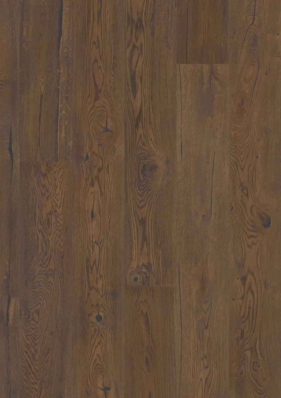Plank Castle Oak Antique Brown Espressivo engineered hardwood flooring