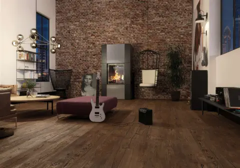 Plank Castle Oak Antique Brown Espressivo view 3