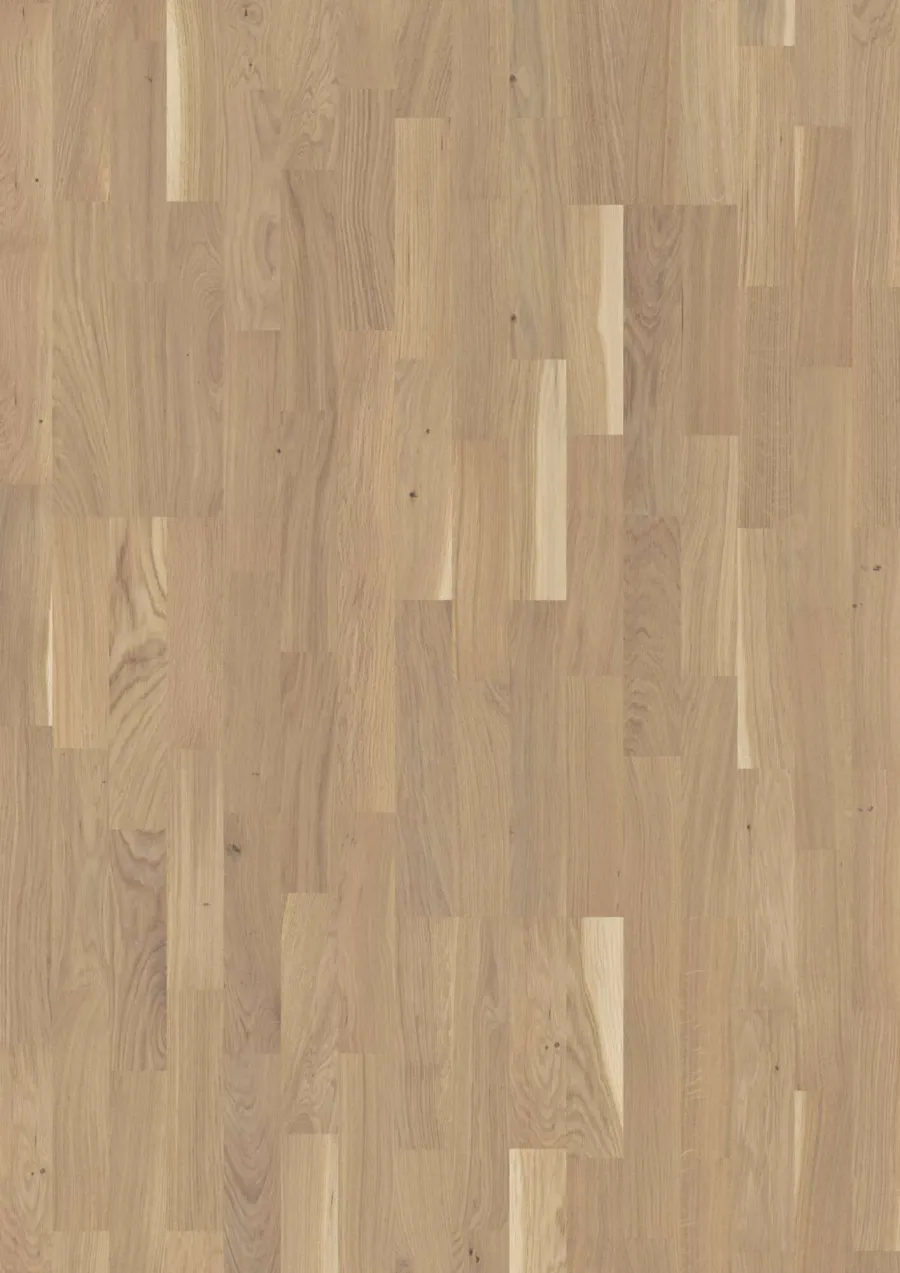 3-Strip 14 mm Oak Transparent Finale engineered hardwood flooring