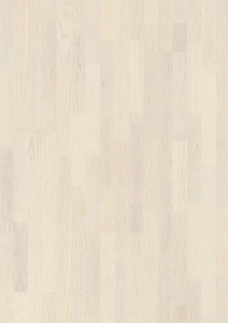 3-Strip 14 mm Ash White Andante engineered hardwood flooring