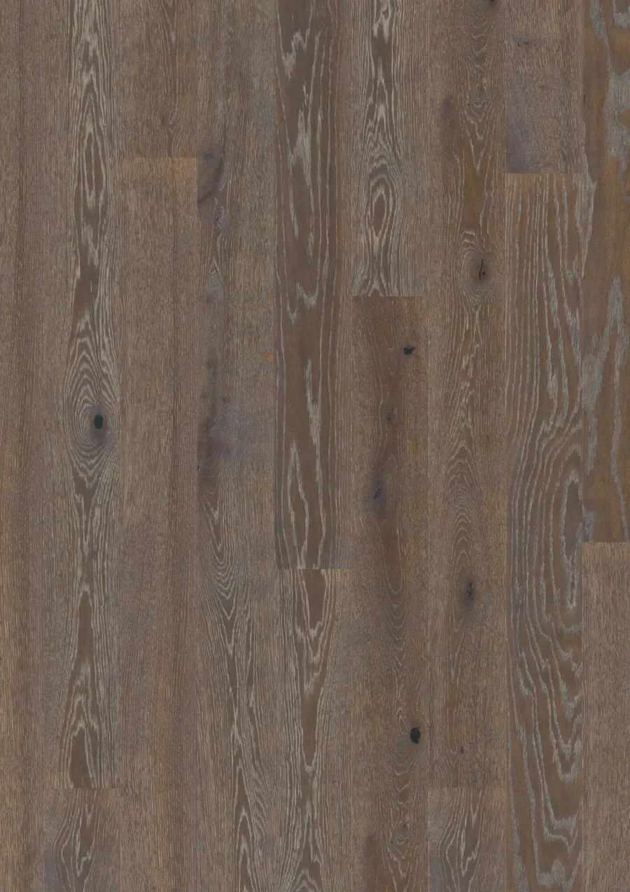 Plank 138 Oak Graphite Vivo engineered hardwood flooring