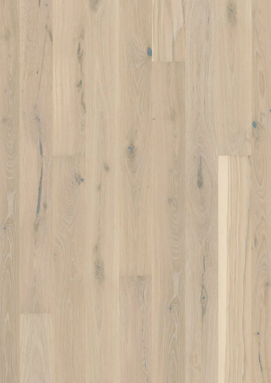 Plank 138 Oak Pale White Vivo engineered hardwood flooring