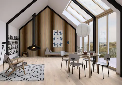 Plank Castle Oak Pale White Vivo view 2
