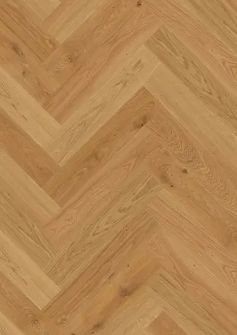 Herringbone Click Oak Transparent Adagio engineered hardwood flooring