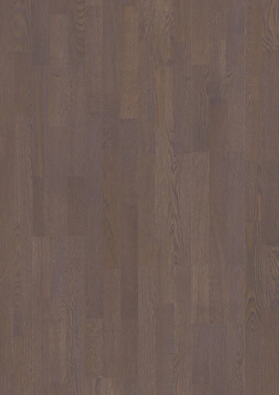 3-Strip 14 mm Oak Elephant Grey Finale engineered hardwood flooring