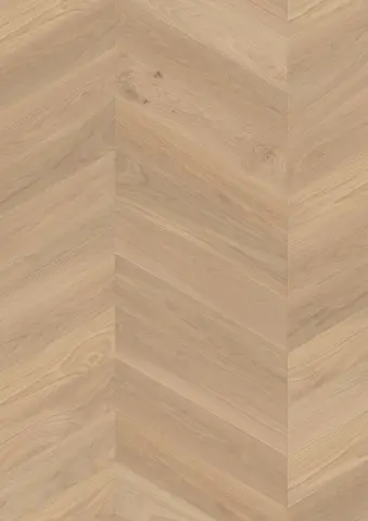 Chevron Oak White Adagio engineered hardwood flooring