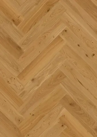 Herringbone Click Oak Transparent Animoso engineered hardwood flooring