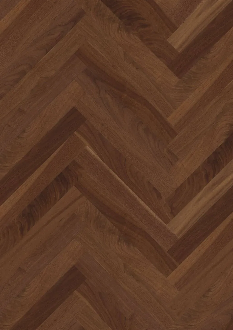 Walnut Am. engineered hardwood flooring in an Edinburgh home