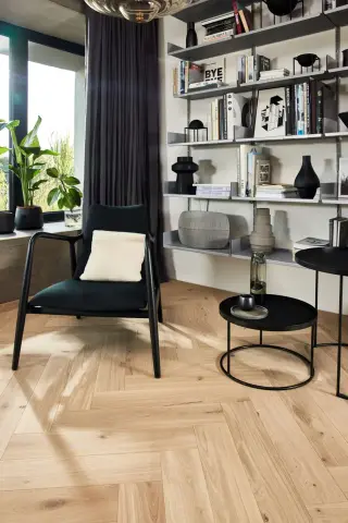 Herringbone Click Oak Transparent Animoso view 4
