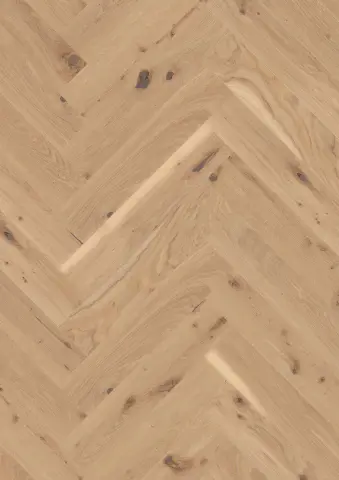 Herringbone Click Oak Transparent Vivo engineered hardwood flooring