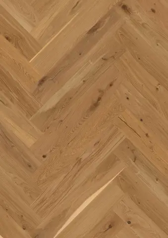 Herringbone T/g Oak Transparent Vivo engineered hardwood flooring