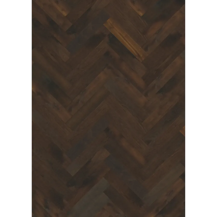 Oak Herringbone Cd Smoked Dark engineered hardwood flooring