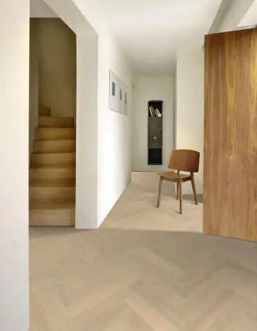 Oak Herringbone Ab CrèMe White view 4