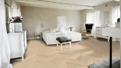 Oak Herringbone Cd CrèMe White view 2