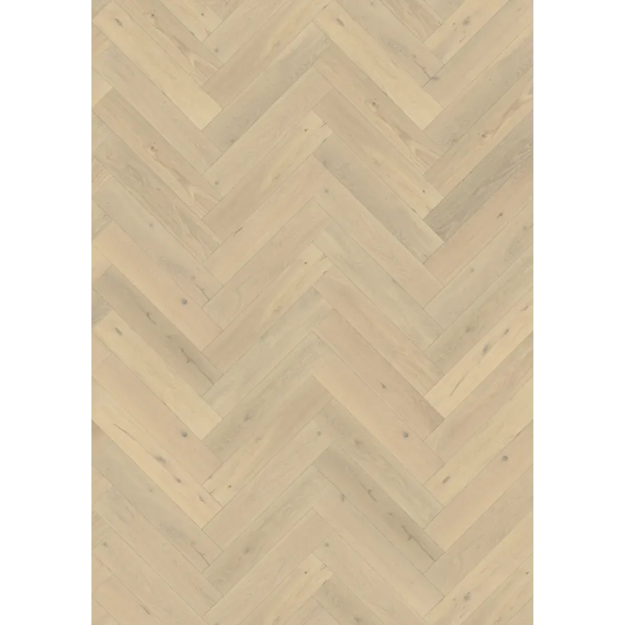 Oak Herringbone Cd CrèMe White engineered hardwood flooring