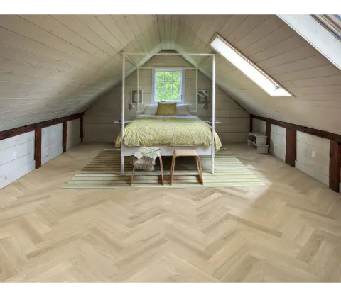 Oak Herringbone Ab Dim White view 2