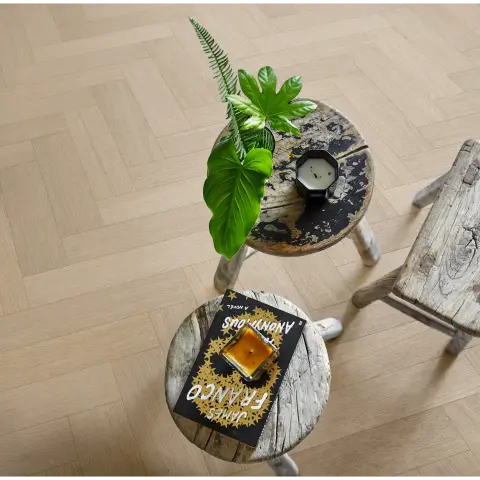 Oak Mint Herringbone view 3