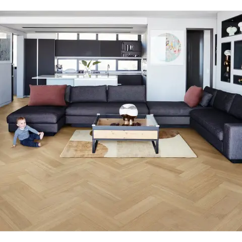 Oak Ginseng Herringbone view 3
