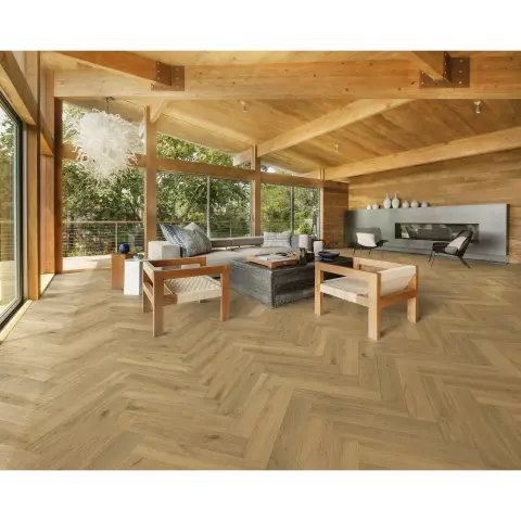 Oak Herringbone Cd Smoked Grey view 4