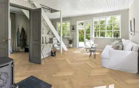 Oak Herringbone Cc Dim White view 4