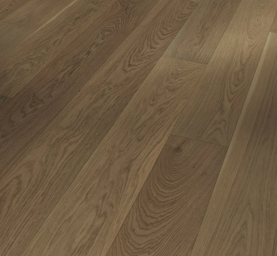 Wide Plank engineered hardwood flooring in an Edinburgh home