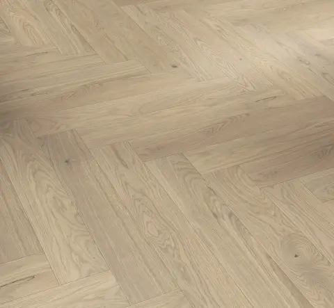 Oak Bardolino White Living Plus engineered hardwood flooring
