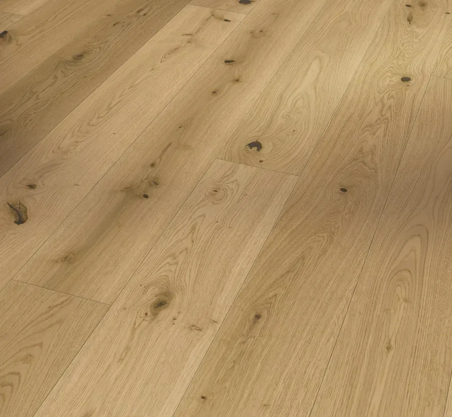 Oak Lugana Natural Rustikal Trendtime 4 Wide plank (1748906) engineered hardwood flooring