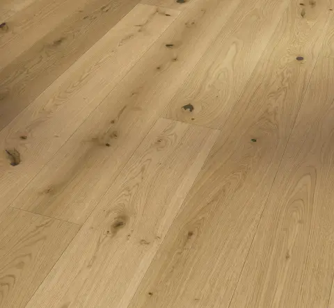 Oak Lugana Natural Rustikal Trendtime 4 Wide plank (1748906) engineered hardwood flooring