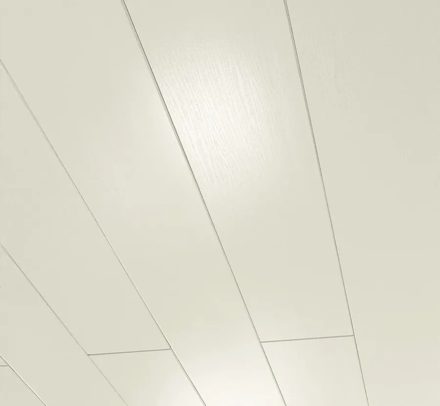 Ash White Polished Planked engineered hardwood flooring